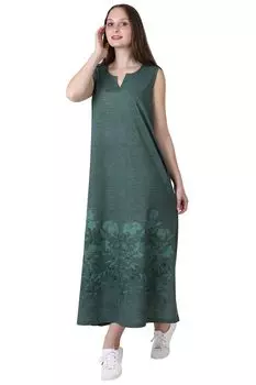Жен. сарафан "Лилия" Темно-зеленый р. 50