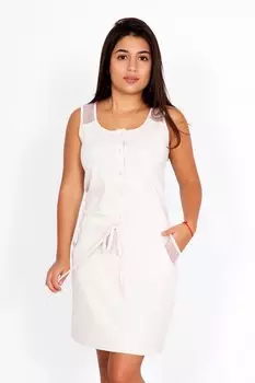 Жен. сарафан "Незабудка" Кремовый р. 50