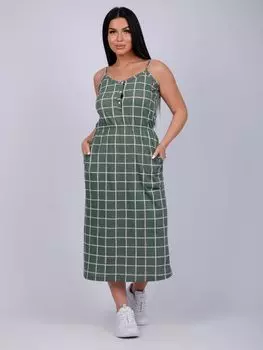 Жен. сарафан "Прайм" Зеленый р. 42