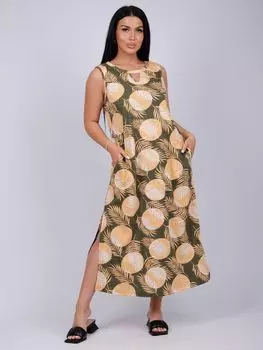 Жен. сарафан "Сити" Оранжевый р. 56