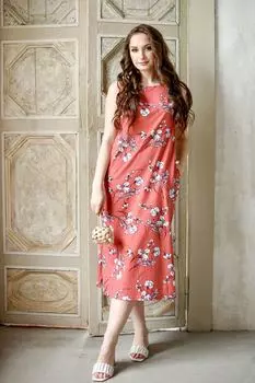 Жен. сарафан "Весна" Красный р. 46