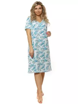 Жен. сорочка арт. 16-0838 Бирюзовый р. 64