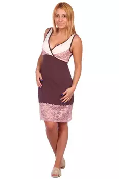 Жен. сорочка арт. 17-0051 Кофе р. 54