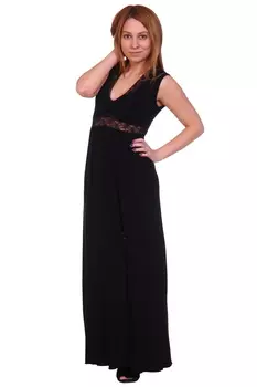 Жен. сорочка арт. 17-0115 Черный р. 56