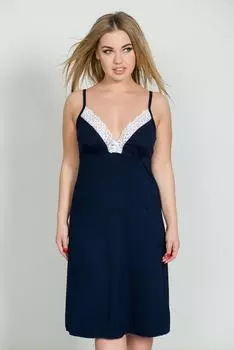 Жен. сорочка арт. 19-0023 Синий р. 44