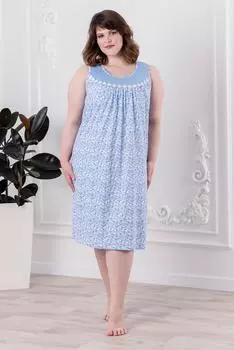 Жен. сорочка "арт. 19-0464 Голубой" р. 64