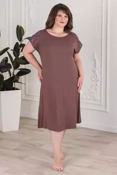 Жен. сорочка арт. 19-0640 Капучино р. 64