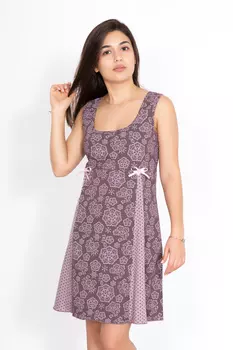 Жен. сорочка "Бриз" Кофейный р. 50