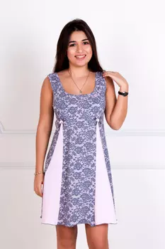 Жен. сорочка "Бриз Сиреневый" р. 52