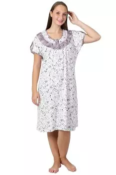 Жен. сорочка "Цветочек Молочный" р. 50