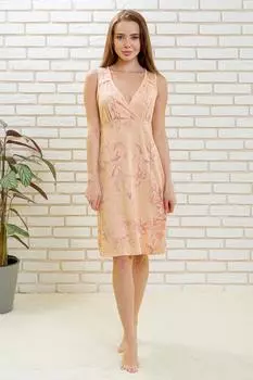 Жен. сорочка "Даниэла Персиковый" р. 44