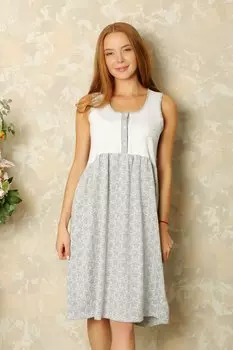 Жен. сорочка "Good Night" Серый р. 54