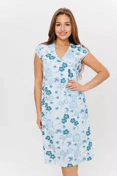 Жен. сорочка ночная арт. 23-0610 Бирюзовый р. 54