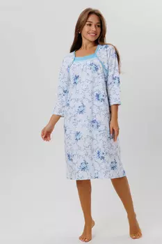 Жен. сорочка ночная арт. 23-0618 Бирюзовый р. 50