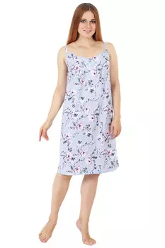 Жен. сорочка ночная "Полянка Голубой" р. 42