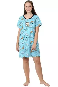 Жен. сорочка "Rex" Голубой р. 44