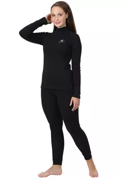 Жен. термобелье "Фианит" Черный р. 52