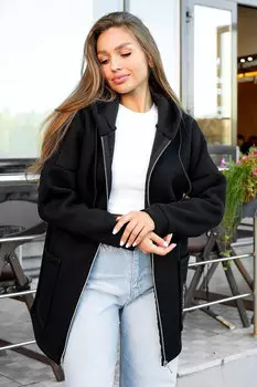 Жен. толстовка "Алина Черный" р. 52