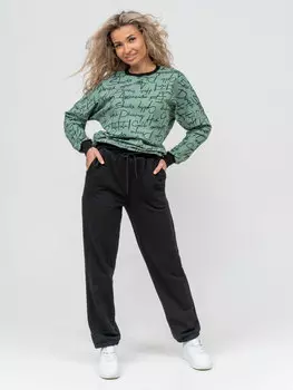 Жен. толстовка "арт. 16-0747 Оливковый" р. 56