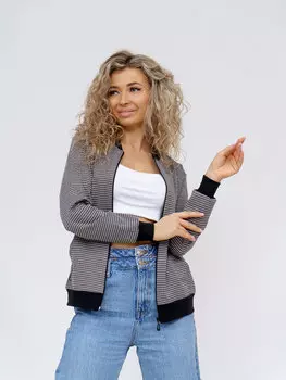 Жен. толстовка "арт. 16-0933 Бежевый" р. 56