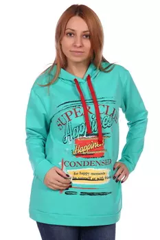 Жен. толстовка арт. 17-0081 Ментоловый р. 46