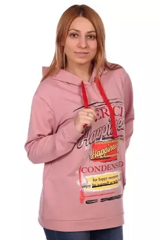 Жен. толстовка арт. 17-0081 Пудра р. 54