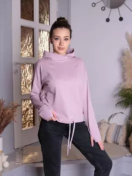 Жен. толстовка "арт. 17-0159 Сухая роза" р. 48