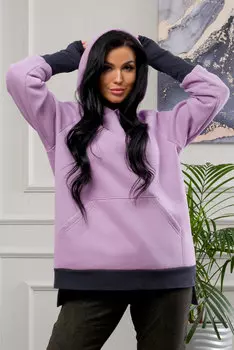 Жен. толстовка "арт. 19-0683 Сиреневый" р. 46
