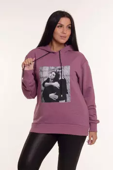 Жен. толстовка "арт. 23-0264 Фиолетовый" р. 50