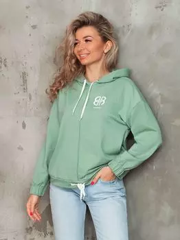 Жен. толстовка "Драйв" Олива р. 56