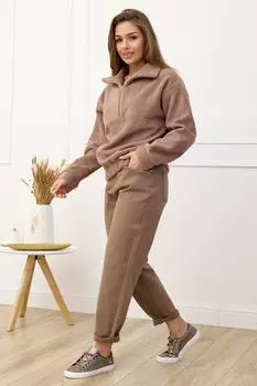 Жен. толстовка "Джой" Коричневый р. 58