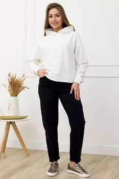 Жен. толстовка "Лама" Белый р. 48