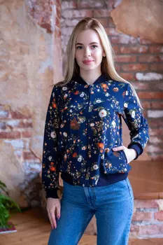 Жен. толстовка "Милан" Синий р. 44