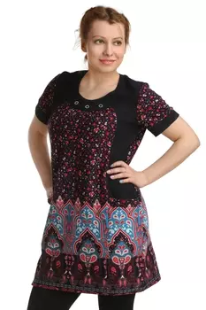 Жен. туника арт. 16-0077 Красный р. 52