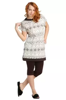 Жен. туника арт. 16-0084 Молочный р. 48