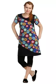 Жен. туника арт. 16-0125 Бирюзовый р. 48