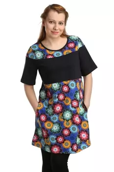 Жен. туника арт. 16-0128 Бирюзовый р. 52