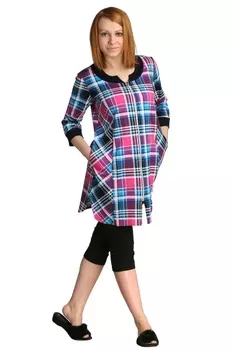 Жен. туника арт. 16-0145 Малиновый р. 50