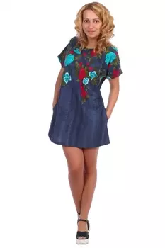 Жен. туника арт. 16-0487 Ментоловый р. 50