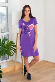 Жен. туника арт. 19-0223 Сирень р. 46