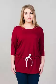 Жен. туника "арт. 19-0279 Винный" р. 46