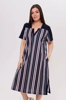 Жен. туника арт. 23-0444 Темно-синий р. 50