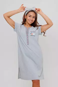 Жен. туника арт. 23-0445 Серый р. 46