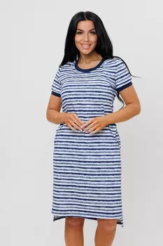 Жен. туника арт. 23-0506 Темно-синий р. 48