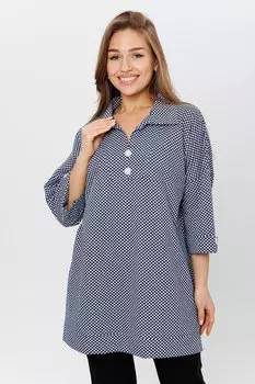 Жен. туника арт. 23-0509 Чернильный р. 48