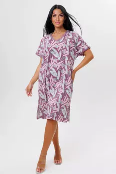 Жен. туника арт. 23-0656 Брусничный р. 48