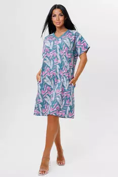 Жен. туника арт. 23-0656 Петроль р. 48