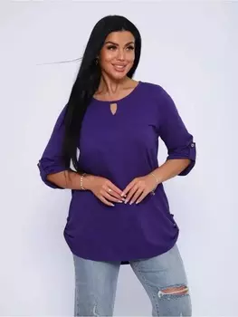 Жен. туника арт. 26-0001 Баклажан р. 48