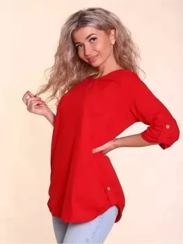 Жен. туника арт. 26-0001 Красный р. 60