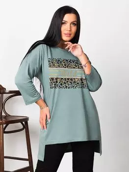 Жен. туника "Багира" Хаки р. 56